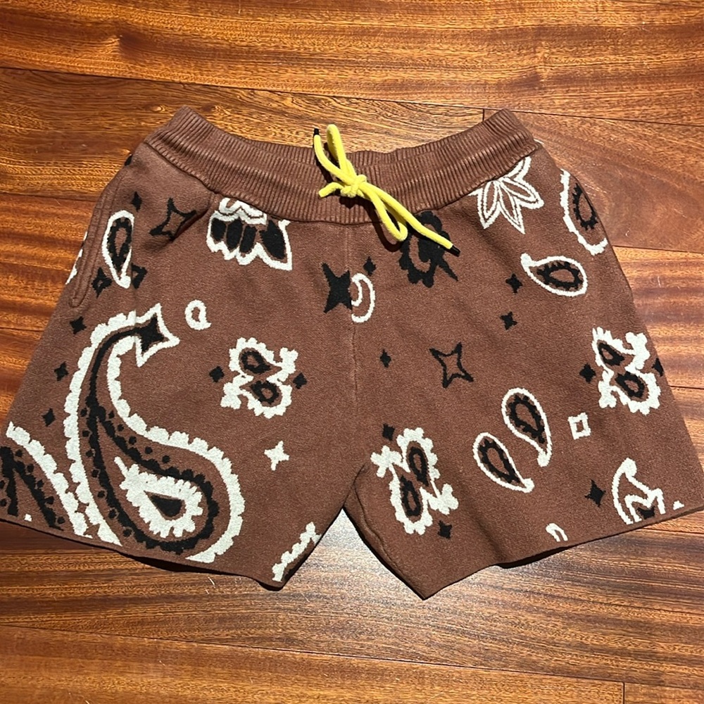 PAISLEY KNIT SHORTS MNML not used